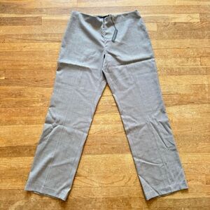 NWT Fabrizio Gianni taupe straight leg dress pants size 16
 b39